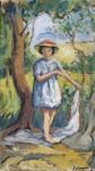 Petite Fille Dans La Clairiere - view 1