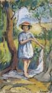 Petite Fille Dans La Clairiere Petite Fille Dans La Clairiere