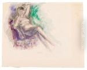 Femme Dans Un Fauteuil