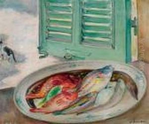 Still Life With Fishes. by Henri Lebasque