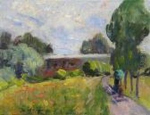 Promenade Champetre, Circa 1900 by Henri Lebasque
