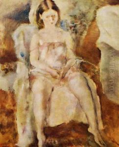 Seated Young Girl III by Jules Pascin