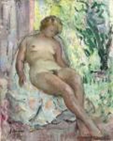 Femme Nue Assise - view 1