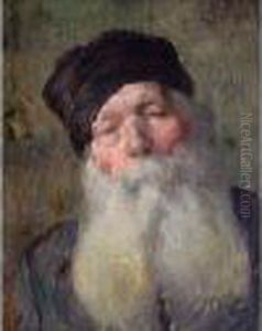 Portrait Du Peintre Camille Pissarro. by Henri Lebasque