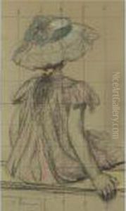 Fillette Au Chapeau by Henri Lebasque