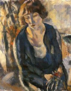 Portrait of Hermine David II by Jules Pascin