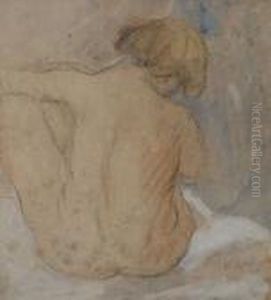 Nu Assis De Dos by Henri Lebasque