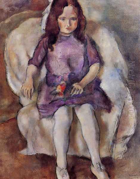 Little Girl with a Bouquet - view 1