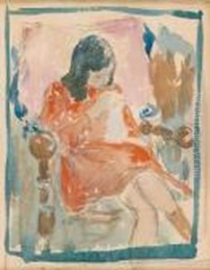 Aquarelle Sur Traits De Crayon. by Henri Lebasque