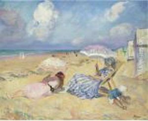 Sur La Plage by Henri Lebasque