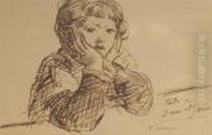 Sketch Of A Young Woman Sketch Of A Young Woman