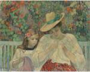 La Lecon De Couture by Henri Lebasque