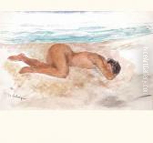 Baigneuse Sur Une Plage - view 1