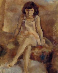 Seated Woman II by Jules Pascin