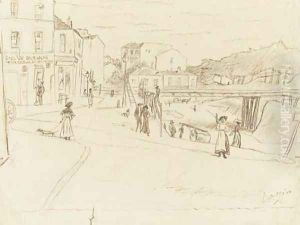 Scene du village by Jules Pascin
