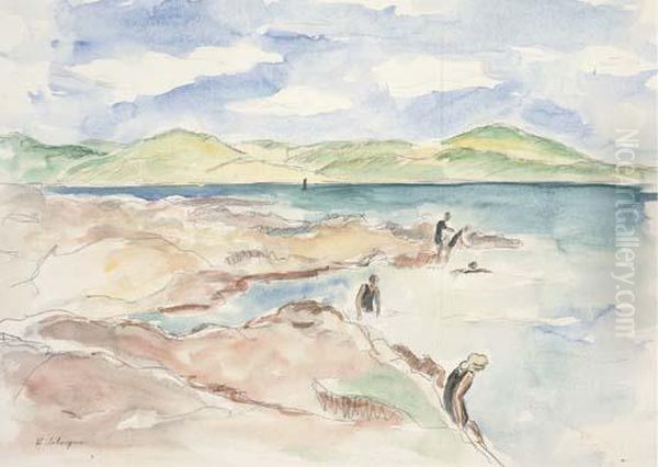 Baigneuses Sur La Plage - view 1