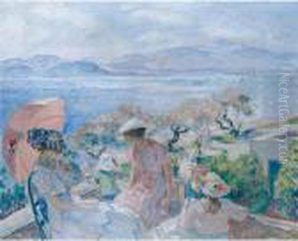 Sur La Terasse En Face De La Mer, Sainte-maxime - view 1