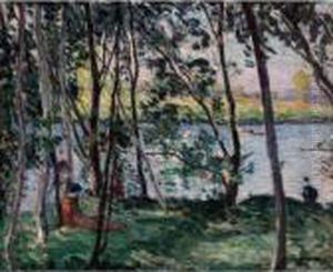 Le Repos Au Bord Du Yaudet by Henri Lebasque