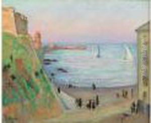 Assemblee D'artistes Sur La Colline Du Fort Dans Le Port Decollioure