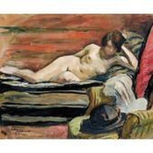 Nu Au Divan by Henri Lebasque