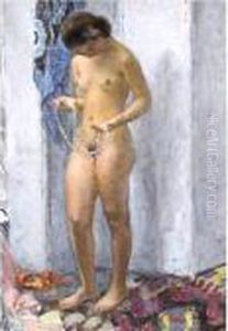 Nu Au Collier De Perles by Henri Lebasque