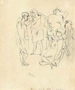 Coney Island by Jules Pascin
