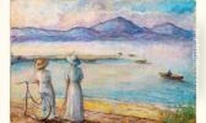 Baie De Saint-tropez, Circa 1925 by Henri Lebasque