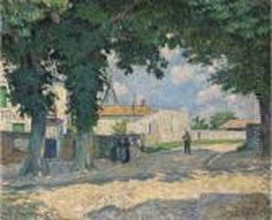 La Place A Monterrain by Henri Lebasque