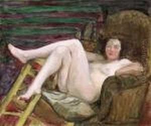 Nu Au Fauteuil by Henri Lebasque