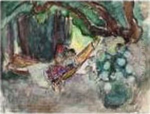 Femme Au Jardin by Henri Lebasque