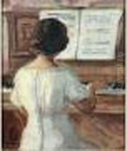 La Lecon De Piano by Henri Lebasque