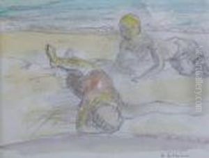 At The Beach by Henri Lebasque