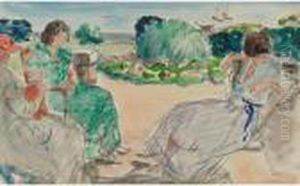 Dans Le Jardin by Henri Lebasque