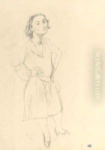 Femme debout by Jules Pascin