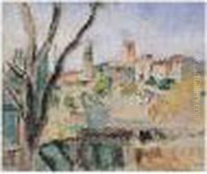 Le Jardin De L'artiste Au Canet by Henri Lebasque