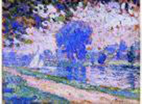 Voiliers Sur La Marne, Circa 1906 - view 1