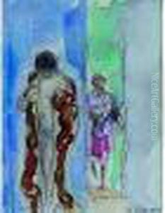 Femme Au Bain Ou Etude Pour by Henri Lebasque