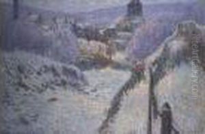 Paysage Sous La Neige by Henri Lebasque