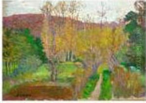 Femme Dans Un Paysage by Henri Lebasque