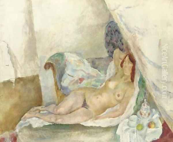 Nu à la tenture - view 1