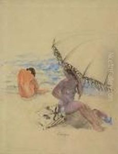 Nudes By The Sea by Henri Lebasque