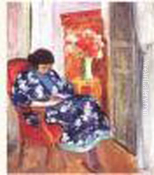 Femme A Sa Lecture - view 1