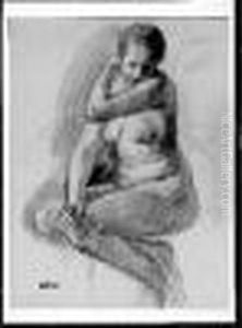 Modele Nu Assis by Henri Lebasque