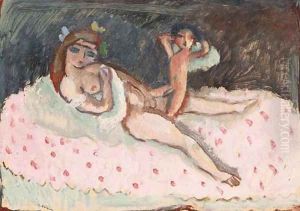 Venus et Cupidon by Jules Pascin