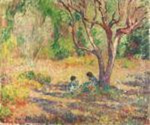 Jeux L'ombre Du Jardin by Henri Lebasque