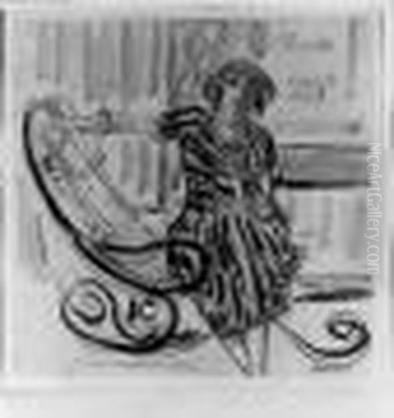 Jeune Femme Au Rocking Chair - view 1