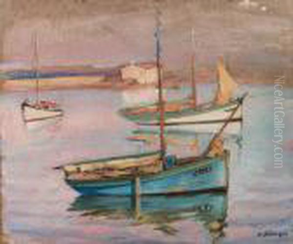 Bateaux Au Port De L'ile D'yeu - view 1
