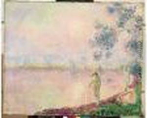 Baigneuses Au Bord De L'eau by Henri Lebasque