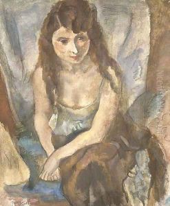 Jeune femme by Jules Pascin