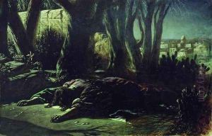 Christ on the Mount of Olives by Vasily Perov